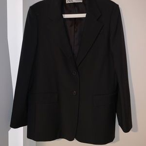 Black Zara Oversized Blazer